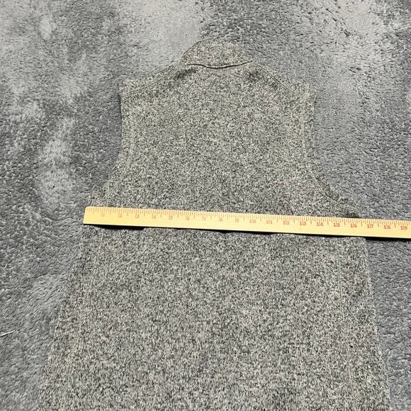 Patagonia Better Sweater Vest Womens Small Gray Heather Zip Jacket - Picture 4 of 8